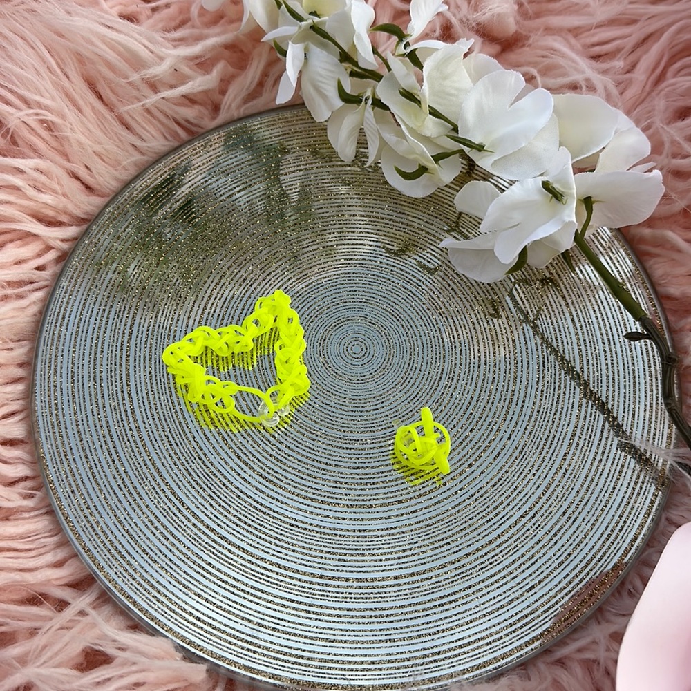 A handmade bracelet and ring. For all ages and genders